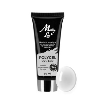 MollyLac Polygel bouwacrylgel HEMA/Di- HEMA Free Nr. /01/ Clear 30 ml