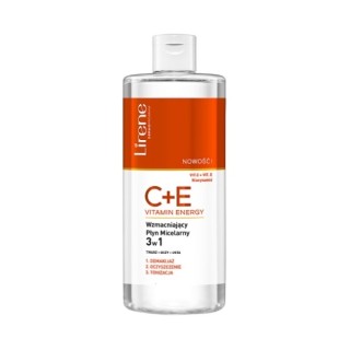 Lirene Зміцнюючий міцелярний флюїд 3в1 C+E Vitamin Energy 400 мл