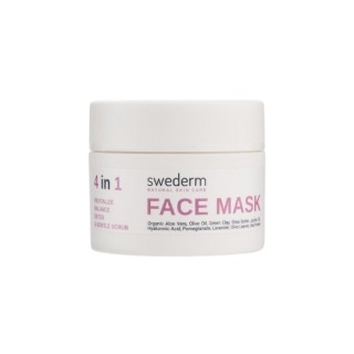 Swederm 4in1 Face Mask revitalization, balance, cleansing and gentle exfoliation 100 ml Swederm 4in1 Face Mask revitalization, balance, cleansing and gentle exfoliation 100 ml