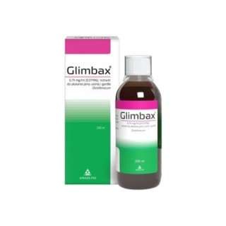 Glimbax 0,74 mg/ml mond- en keelspoeloplossing 200 ml