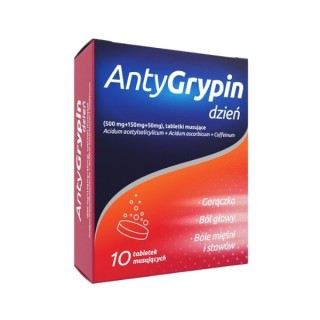 AntyGrypin Dzień 10 tabletek musujących