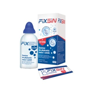 Fixsin Sinus and Nasal Rinsing Kit Bottle 240 ml + 15 sachets