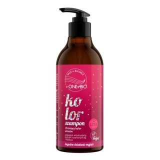 Шампунь для захисту кольору волосся ONLYBIO Hair in Balance Color 400 мл Шампунь для захисту кольору волосся ONLYBIO Hair in Balance Color 400 мл